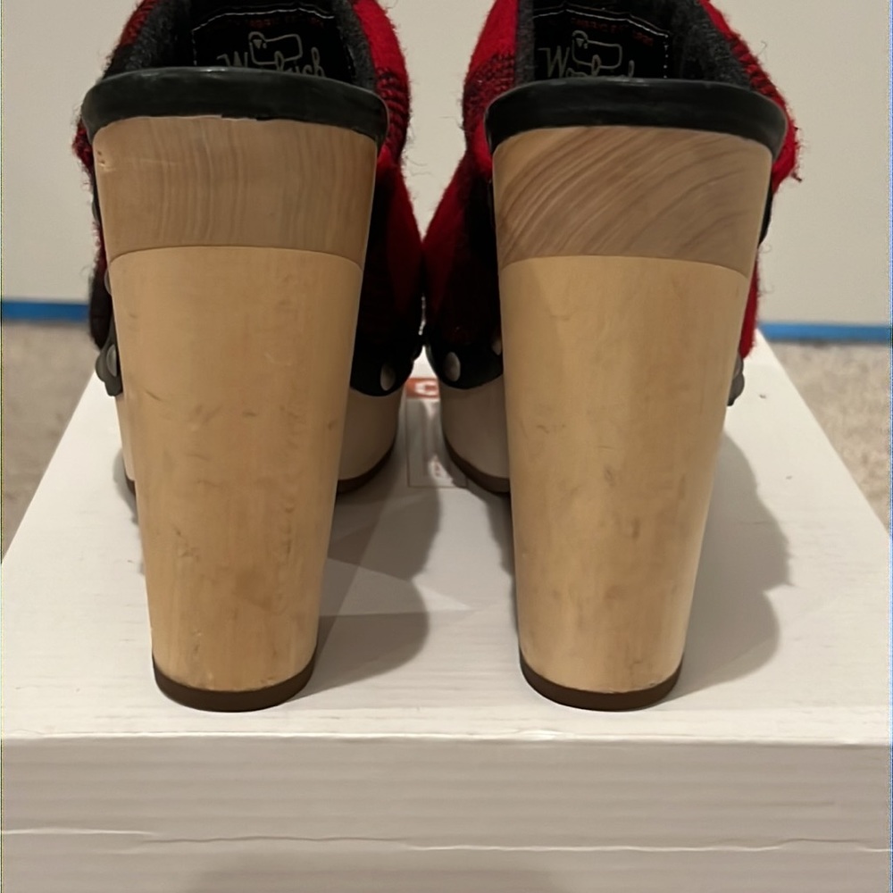 Woolrich Journalist Buffalo Plaid Mule Clogs - Picture 7 of 15